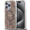 Guess GUHMP15LHGCUSTGW iPhone 15 Pro 6.1 brązowy/brown hardcase IML GCube MagSafe